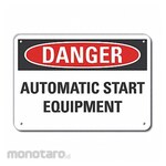 LYLE Aluminum Automatic Equipment Danger Sign