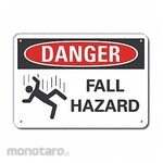 LYLE Aluminum Fall Hazard Danger Sign