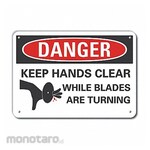 LYLE Aluminum Keep Hands Clear Danger Sign