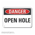 LYLE Aluminum Open Hole Danger Sign