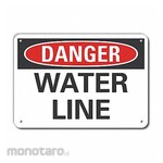 LYLE Aluminum Water Line Danger Sign