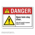 LYLE Open Hole Danger Label