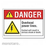 LYLE Overhead Power Lines Danger Label