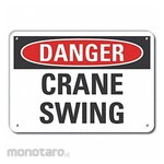 LYLE Reflective Crane & Hoists Danger Sign