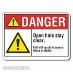 LYLE Reflective Open Hole Danger Sign
