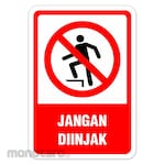 RGP Sign Jangan Diinjak