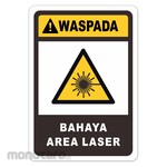 RGP Sign K3 - Bahaya Area Laser
