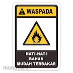 RGP Sign K3 - Hati Hati Bahan Terbakar