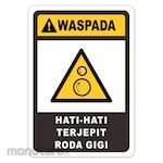 RGP Sign K3 - Terjepit Roda Gigi