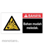 Safety Sign Rambu Bahan Mudah Meledak