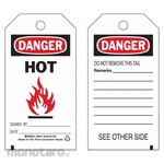 BRADY Hot Surface & Substance Tag (Tanda Kebakaran)