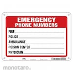 CONDOR J9297 Safety Sign Aluminum