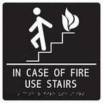 ACCUFORM Braille ADA Emergency Exit Sign
