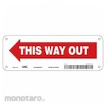 CONDOR J7056 Safety Sign Aluminum