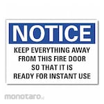 LYLE Fire Door Notice Label