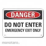 LYLE Reflective Emergency Exit Danger Sign