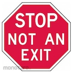 LYLE Reflective Exit & Entrance Stop Sign