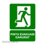 RGP Sign Pintu Darurat Evakuasi Kanan