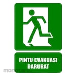 RGP Sign Pintu Evakuasi Darurat Kiri