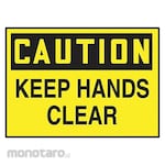 ACCUFORM Pinch Point & Keep Hand Clear Sign