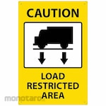 ACCUFORM Sign Caution Restricted Area