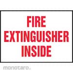 ACCUFORM Sign Fire Extinguisher Inside