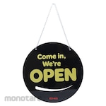 AZKO Stiker Anodized Sign Come In Were Open & Sorry Were Close