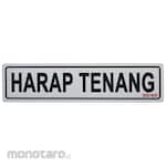 AZKO Stiker Anodized Sign Harap Tenang