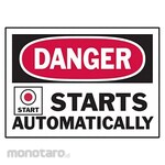 BRADY Automatic Equipment Sign (Tanda Pencegahan Bahaya)