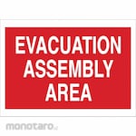 BRADY Evacuation Area Sign (Tanda Pencegahan Bahaya)