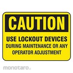 BRADY Machine Lockout Sign (Tanda Pencegahan Bahaya)