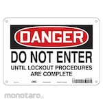 CONDOR Confined Space Lockout Sign