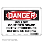 CONDOR Confined Space Procedural Sign