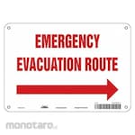 CONDOR Evacuation Route Sign