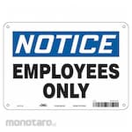 CONDOR J6993 Safety Sign Aluminum