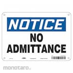CONDOR J6998 Safety Sign Aluminum