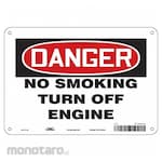CONDOR J8451 No Smoking Sign Aluminum