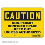 CONDOR J8712 Safety Sign Aluminum