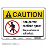 CONDOR J8714 Safety Sign Aluminum