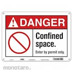 CONDOR J8721 Safety Sign Aluminum