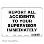 CONDOR K0134 Safety Sign Aluminum