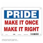 CONDOR K0196 Safety Sign Aluminum
