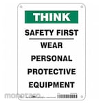 CONDOR K0729 Safety Sign Aluminum