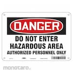 CONDOR K1920 Safety Sign Aluminum
