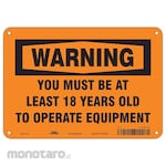 CONDOR Machine Operating Guideline Sign