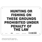 CONDOR No Hunting Sign