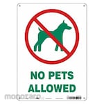 CONDOR No Pet Sign