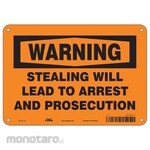 CONDOR No Stealing & Vandalizing Sign