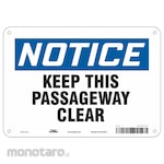 CONDOR Perimeter Safety Sign For Aisle & Passageway