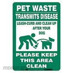 CONDOR Pet Waste Clean-Up Sign